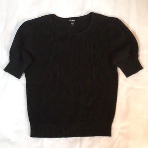 Express Crew Neck Puff Sleeve Sweater M